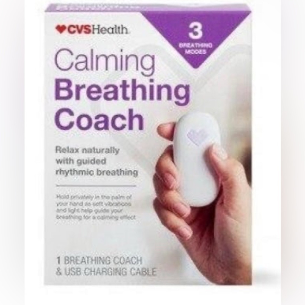 CVS Health New‎ Calming Breathing Coach (3 Modes with Charging Cable)